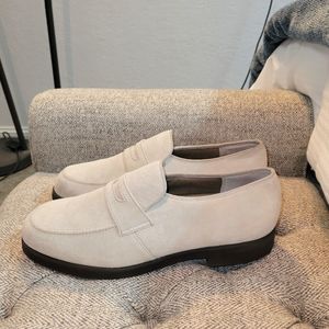 J. Crew, Size 10.5, White, Loafers